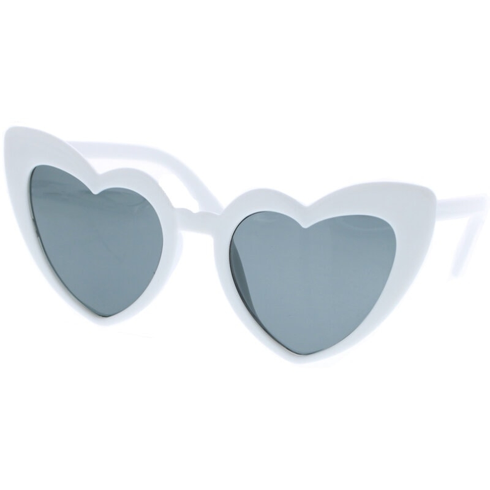 Zac's Alter Ego - Heart Frame Sonnenbrille - Weiß